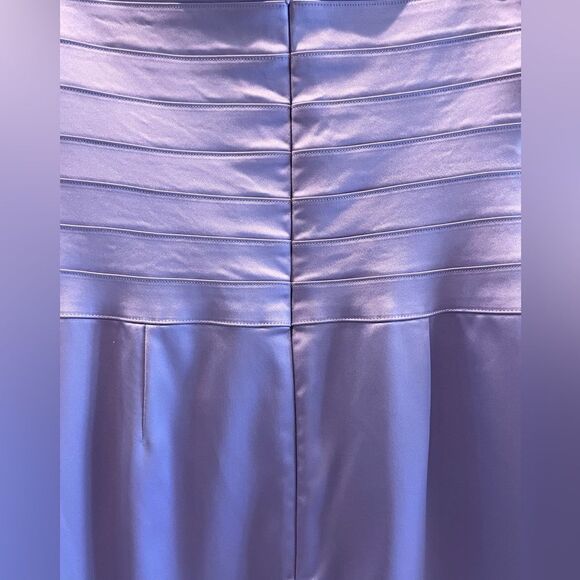 Papell Boutique Evening V-Neck Halter Prom Pencil Dress Lavender Size 10 - Picture 8 of 10